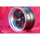 4 pcs. wheels Porsche  Fuchs 7x15 ET23.3 8x15 ET10.6 5x130 matt black/diamond cut 911 -1989 914-6 944 -1986 924 turbo-Ca