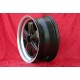4 pcs. wheels Porsche  Fuchs 8x17 ET10.6 9x17 ET15 5x130 matt black/diamond cut 911 SC Carrera -1989 turbo -1987