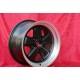 4 pcs. wheels Porsche  Fuchs 8x17 ET10.6 9x17 ET15 5x130 matt black/diamond cut 911 SC Carrera -1989 turbo -1987