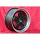 4 pcs. wheels Porsche  Fuchs 8x17 ET10.6 9x17 ET15 5x130 matt black/diamond cut 911 SC Carrera -1989 turbo -1987