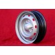 4 steel wheels Renault R4 (63-91) 4L, R5, R6, 4x13 ET28 silver