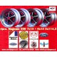 4 pcs. Jantes Magnum 500 7x15 ET6 + 8x15 ET0 PCD 5x114.3 