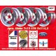 4 pcs. Jantes Globe 500 7x15 ET6 PCD 5x114.3 