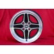 4 pz. cerchi Ford RS 7x15 ET5 4x108 black/diamond cut Escort Mk1-2 Capri Cortina