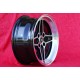 4 pcs. jantes Ford RS 7x15 ET5 4x108 black/diamond cut Escort Mk1-2 Capri Cortina