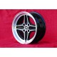 4 pcs. wheels Ford RS 7x15 ET5 4x108 black/diamond cut Escort Mk1-2 Capri Cortina