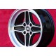 4 pz. cerchi Ford RS 7x15 ET5 4x108 black/diamond cut Escort Mk1-2 Capri Cortina