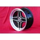 4 pcs. jantes Ford RS 7x15 ET5 4x108 black/diamond cut Escort Mk1-2 Capri Cortina