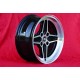 1 pc. jante Ford RS 7x15 ET5 4x108 black/diamond cut Escort Mk1-2 Capri Cortina