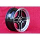 1 ud. llanta Ford RS 7x15 ET5 4x108 black/diamond cut Escort Mk1-2 Capri Cortina