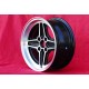 1 pc. jante Ford RS 7x15 ET5 4x108 black/diamond cut Escort Mk1-2 Capri Cortina