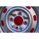 4 pcs. wheels Volkswagen Porsche OEM 5.5x15 ET25 4x130 silver Beetle 67- Karmann Ghia 67- Typ 3 411 412 Porsche 914 