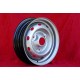 4 llantas de acero Renault R4 (63-91) 4L, R5, R6, 4x13 ET28 silver