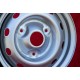 4 Stk. Stahlfelgen Renault R4 4L 4x13 ET28 silver