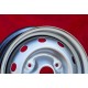 4 llantas de acero Renault R4 (63-91) 4L, R5, R6, 4x13 ET28 silver