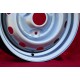 4 cerchi acciaio Renault R4 (63-91) 4L, R5, R6, 4x13 ET28 silver