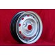 4 jantes en acier Renault R4 (63-91) 4L, R5, R6, 4x13 ET28 silver