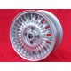 1 ud. llanta Alfa Romeo Millerighe 6x14 ET23 4x108 silver Giulia TI Super 105 -1971 Giulietta 101 750