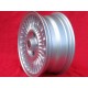 1 ud. llanta Alfa Romeo Millerighe 6x14 ET23 4x108 silver Giulia TI Super 105 -1971 Giulietta 101 750