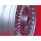 4 pz. cerchi Alfa Romeo Millerighe 6x14 ET23 4x108 silver Giulia TI Super 105 -1971 Giulietta 101 750
