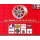 1 Felge Minilite 9x15 5x114.3 Ford Mustang  Mustang V8 -1973 Falcon V8 Fairlane Torino Thunderbird Galaxie LTD silver/di