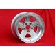 4 pcs. jantes Mercedes Penta 10x15 ET-7 12x15 ET-25 5x112 silver/diamond cut w107 w108 w109 Red Pig 300 SEL