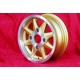 1 pc. wheel Skoda MTX 5.5x13 ET23 4x130 gold/diamond cut MB1000 MB1100 105 110 120 130