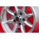 1 ud. llanta Porsche  Minilite 8x15 ET10.6 5x130 silver/diamond cut 911 ST -1987, 944 -1986