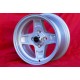 Fiat,Autobianchi Campagnolo 7x13 E10 + 8x13 ET0 4x98 silver 124 Abarth Berlina Coupe Spider 125 127 128 131 X19 A112