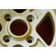 1 pc. jante Skoda Campagnolo 7x13 ET10 4x130 gold Skoda MB1000,MB1100,105,110,120,130, Lancia Fulvia Coupe