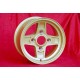 4 uds. llantas Skoda Campagnolo 7x13 ET10 4x130 gold Skoda MB1000,MB1100,105,110,120,130, Lancia Fulvia Coupe