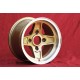 1 Stk Felge Skoda Campagnolo 8x13 ET-4 4x130 silver Skoda MB1000,MB1100,105,110,120,130, Lancia Fulvia Coupe