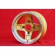 4 pcs. jantes Skoda Campagnolo 8x13 ET-4 4x130 silver Skoda MB1000,MB1100,105,110,120,130, Lancia Fulvia Coupe