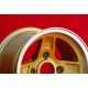 4 Stk Felgen Skoda Campagnolo 8x13 ET-4 4x130 silver Skoda MB1000,MB1100,105,110,120,130, Lancia Fulvia Coupe