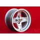 4 uds. llantas BMW,Opel Campagnolo 8x13 ET-6 4x100 silver BMW 1502-2002 tii  E21, Opel Kadett B/C Manta Ascona A/B GT Re