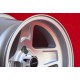 4 pz. cerchi BMW,Opel Campagnolo 8x13 ET-6 4x100 silver BMW 1502-2002 tii  E21, Opel Kadett B/C Manta Ascona A/B GT Reko