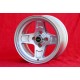 BMW,Opel Campagnolo 7x13 ET5 + 8x13 ET-6 4x100 silver BMW 1502-2002 tii  E21, Opel Kadett B/C Manta Ascona A/B GT Rekord
