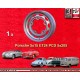 1 pc. jante Porsche OEM 5x15 ET24 5x205 silver 356 A B (a 1963), Volkswagen Beetle Karmann Ghia Bus T1 T2a