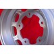 1 pc. jante Porsche OEM 5x15 ET24 5x205 silver 356 A B (a 1963), Volkswagen Beetle Karmann Ghia Bus T1 T2a