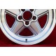 4 pz. cerchi Mercedes Penta 8x16 ET28 5x112 silver/diamond cut 1896- w107 W124 W201 