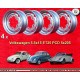 4 pièces Volkswagen Coccinelle jantes 5.5x15 ET25 5x205