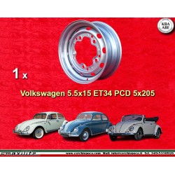 1 ud Volkswagen Escarabajo llanta 5.5x15 ET34   5x205