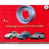 1 wheel OE 5.5x15 5x205 Volkswagen VW  VW 1950-67 5.5x15  PCD 5x205  ET15  ABE  silver silver