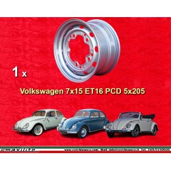 1 pz Volkswagen Escarabajo llanta 7x15 ET16 5x205