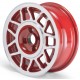 4 pcs. Volkswagen 6x14 Golf GTI Jetta Passat Scirocco alloy/red rims