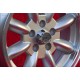 4 pcs. wheels Porsche  Minilite 5.5x15 ET30 5x130 silver/diamond cut 356C C/SC Porsche 911 912