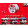 1 Felge Penta 8x15 5x112 Mercedes 107  107 108 109 116 123 126 silver/diamond cut