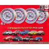 4 llantas Campagnolo 6x14 4x98 Alfa Romeo Alfetta  Alfetta GT GTV Alfasud Giulietta 33 75 90 164 silver