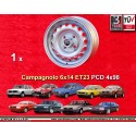 1 cerchio Campagnolo 6x14 ET23 4x98 Alfa Romeo Alfetta  silver