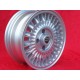 4 uds. llantas Alfa Romeo Millerighe 6x14 ET23 4x108 silver Giulia TI Super 105 -1971 Giulietta 101 750